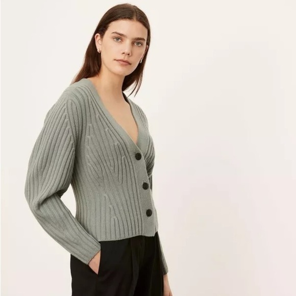 Vince Poet Sleeve Cardigan Cashmere Blend - Picture 3 of 6